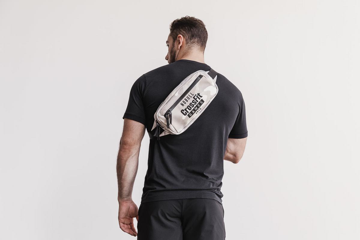 Sacs Nobull Crossfit® Games 2022 Crossbody Homme Blanche Camouflage | FR9342071