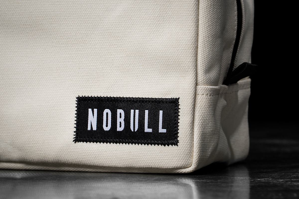 Sacs Nobull Waxed Canvas Kit Femme Blanche | OL0548693