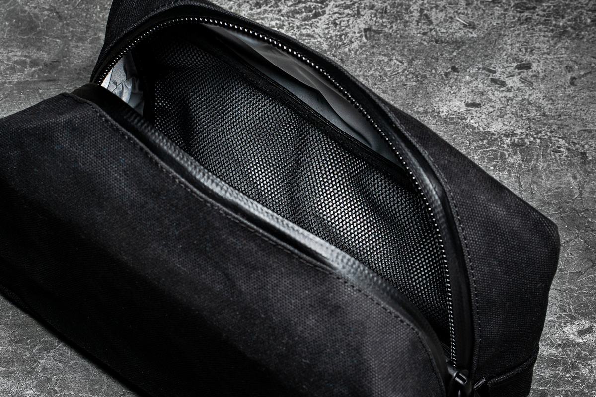 Sacs Nobull Waxed Canvas Kit Femme Noir | QS7143026