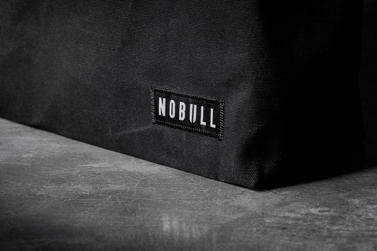 Sacs Nobull Waxed Canvas Open Top Tote Femme Noir | QT7489132