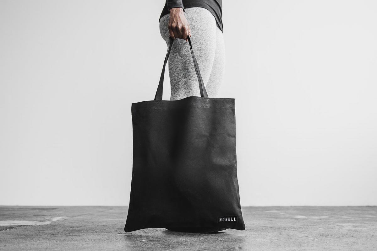 Sacs Nobull Waxed Canvas Tote Homme Noir | PQ6542739