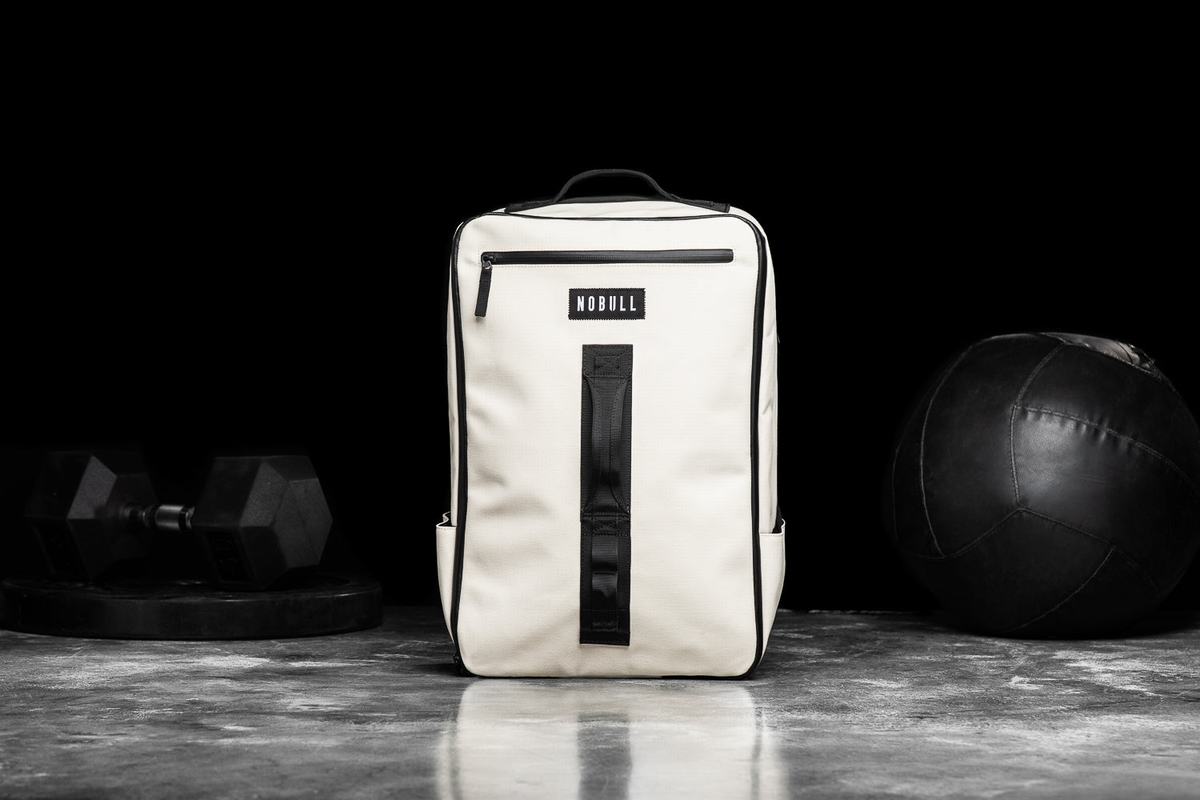 Sacs À Dos Nobull Waxed Canvas Homme Blanche | QX7203695