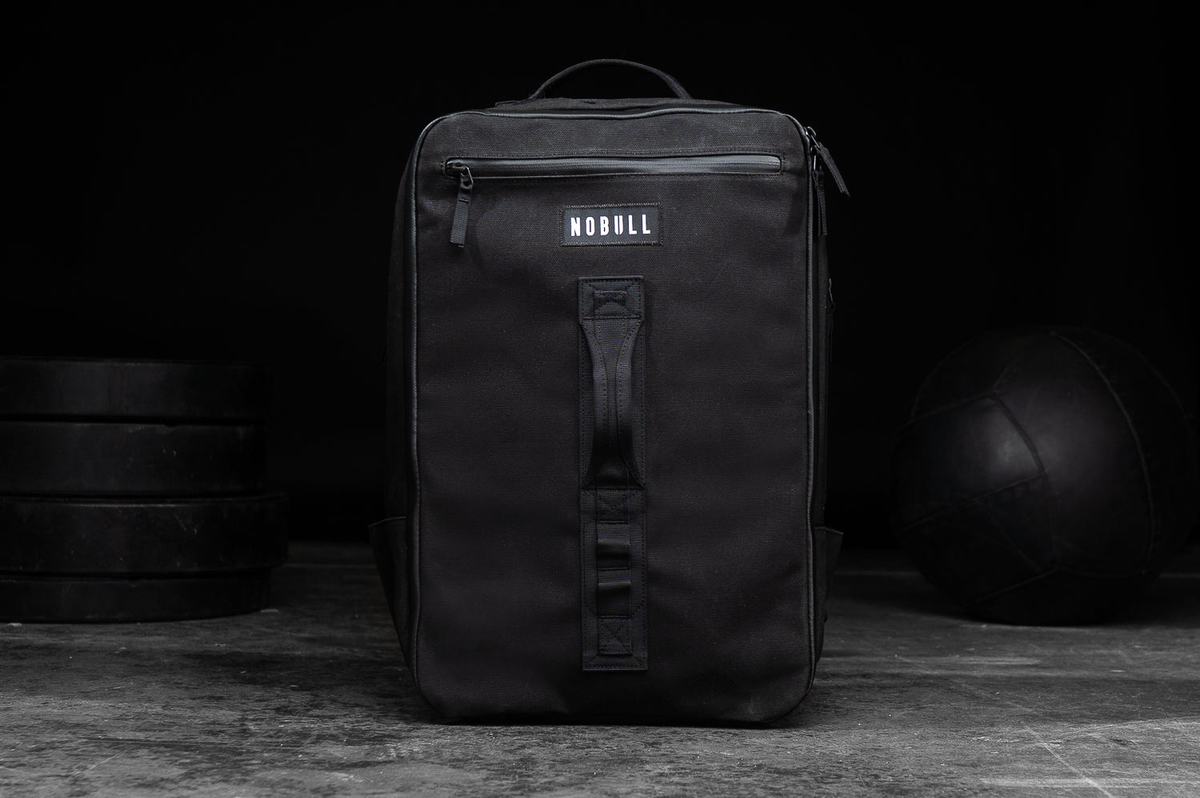Sacs À Dos Nobull Waxed Canvas Homme Noir | YA4910385