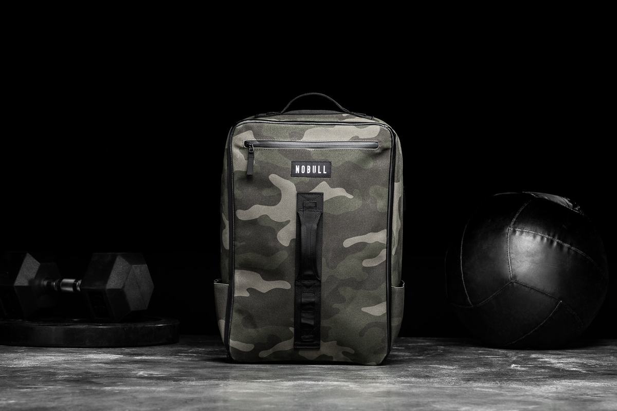 Sacs À Dos Nobull Waxed Canvas Homme Vert Camouflage | BC3684275