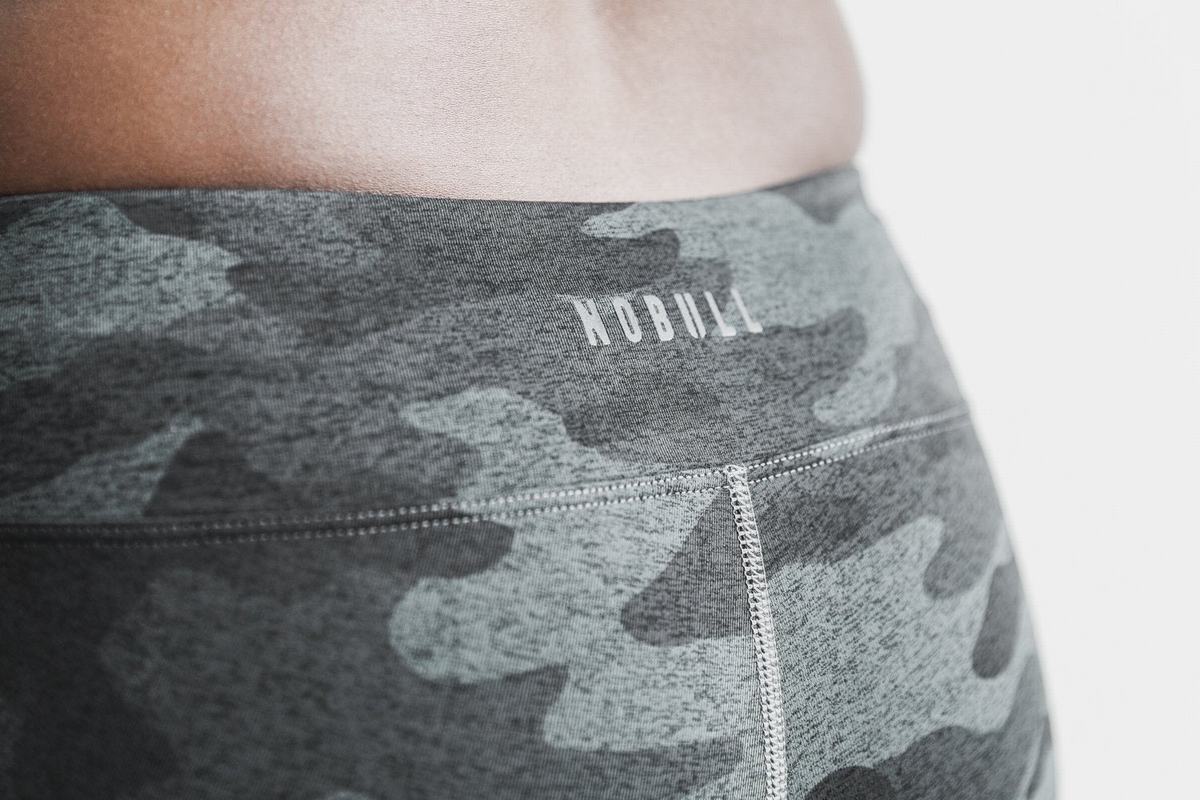 Shorts Nobull 2'' Plush Heather Femme Grise Camouflage | ET3154276