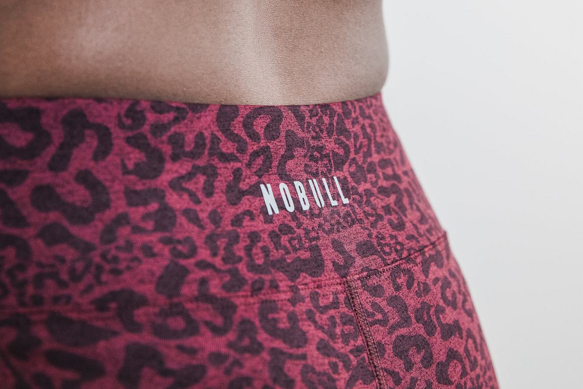 Shorts Nobull 2'' Plush Heather Femme Leopard | NI1652048