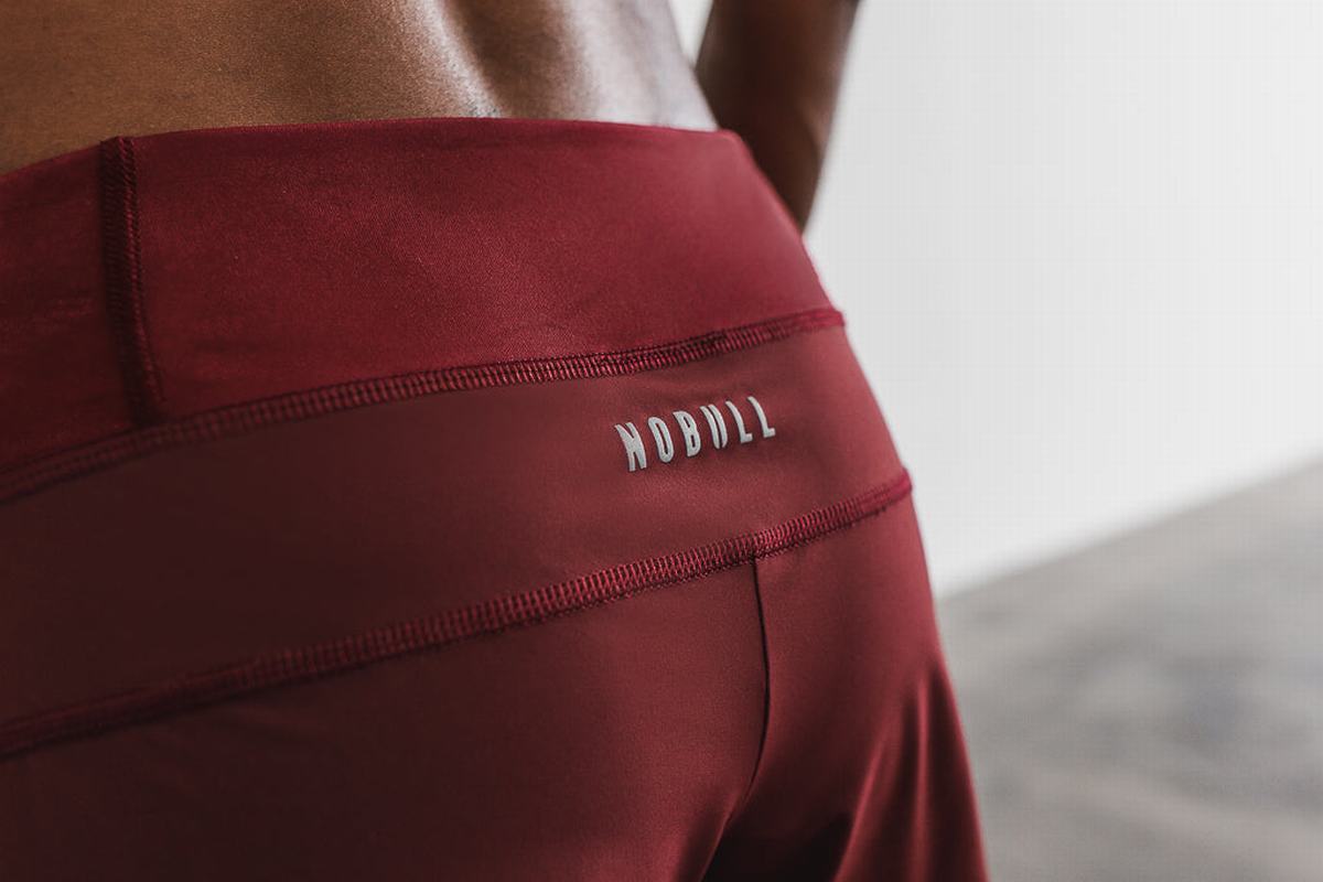 Shorts Nobull Pace Femme Rouge | SN1639075
