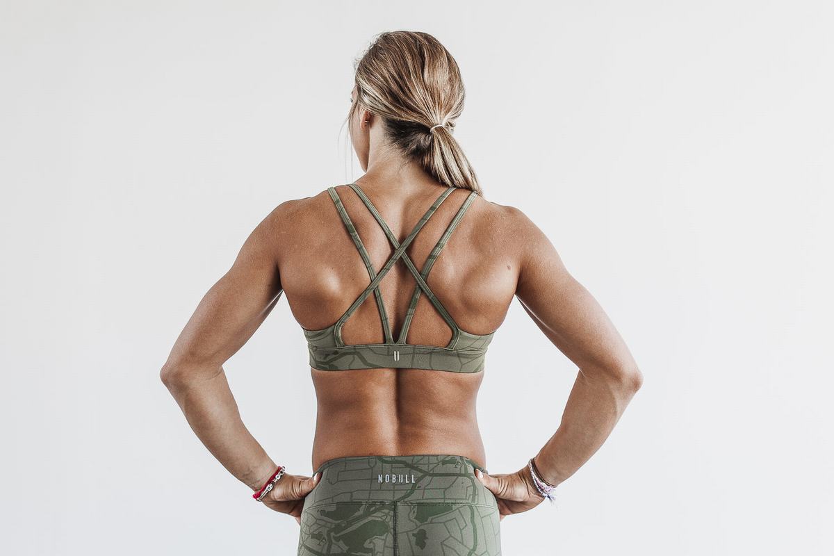 Soutien Gorge Sport Nobull Femme Vert | EO6314875