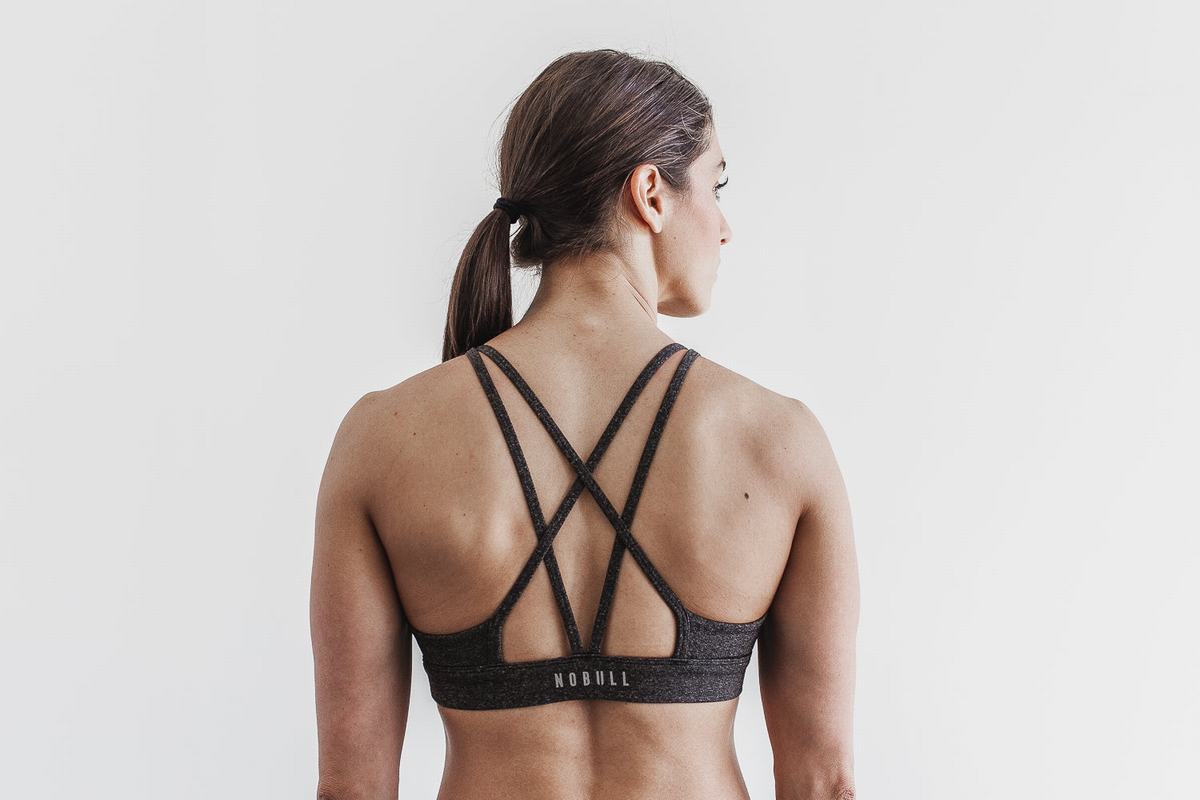 Soutien Gorge Sport Nobull Heather Femme Grise | GH5603721