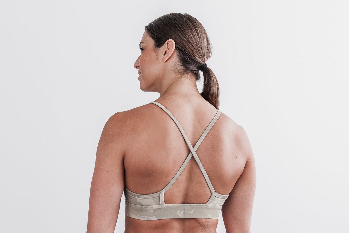 Soutien Gorge Sport Nobull High-Neck Femme Camouflage | YL5230891