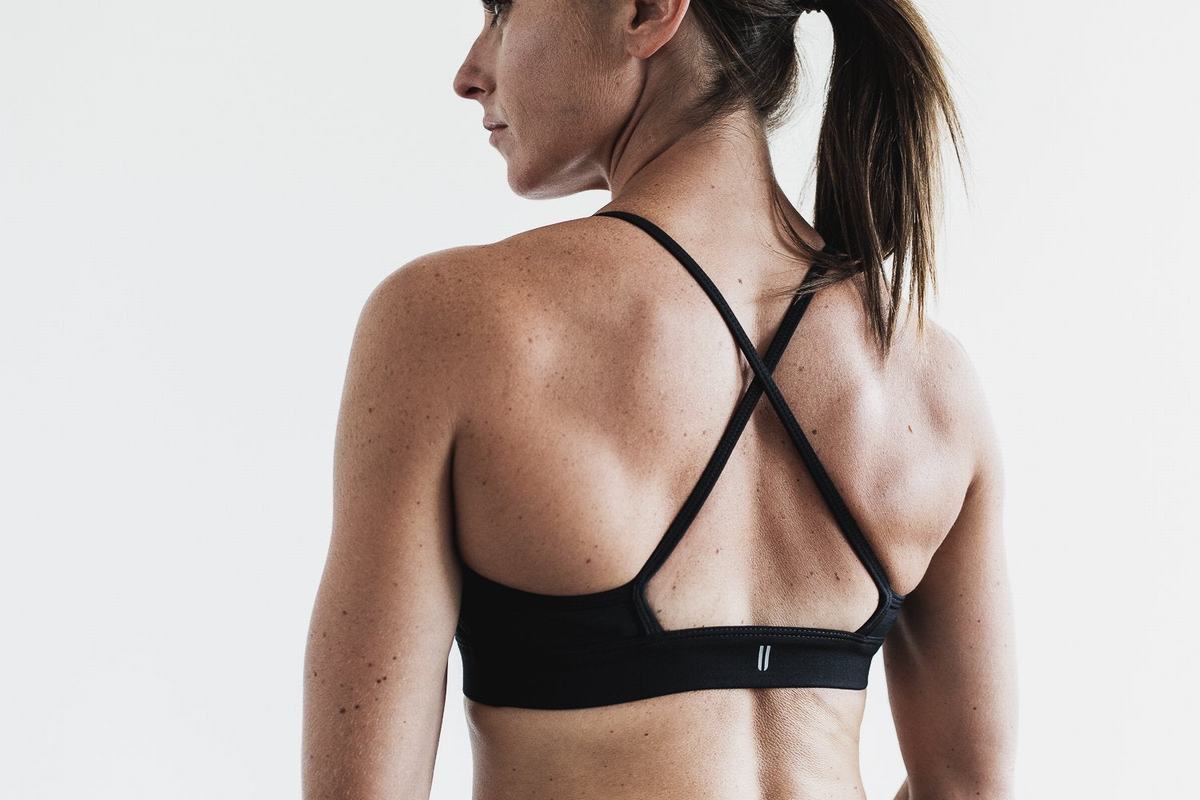 Soutien Gorge Sport Nobull High-Neck Matte Femme Noir | EM1650493