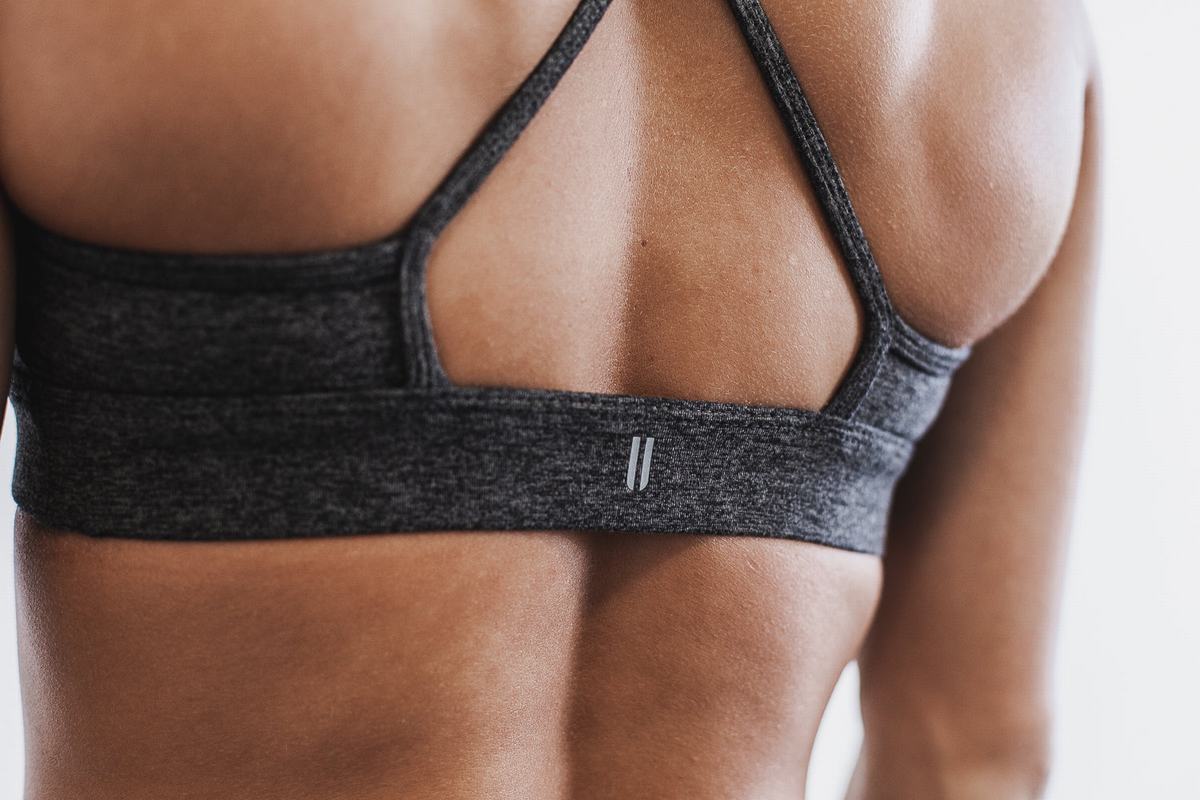 Soutien Gorge Sport Nobull High-Neck Matte Femme Grise | FH4905361