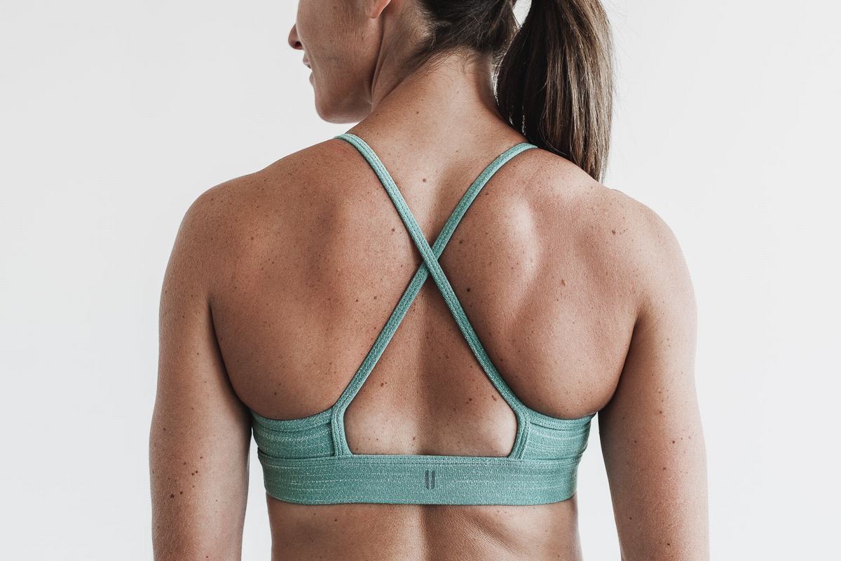 Soutien Gorge Sport Nobull High-Neck Melange Femme Bleu | VT4356170