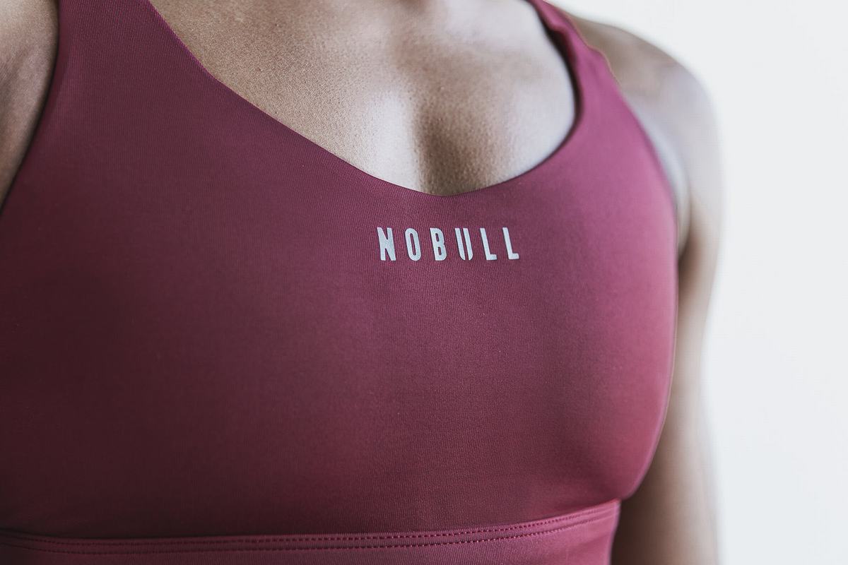 Soutien Gorge Sport Nobull Pace Femme Bleu Marine | AG4936501