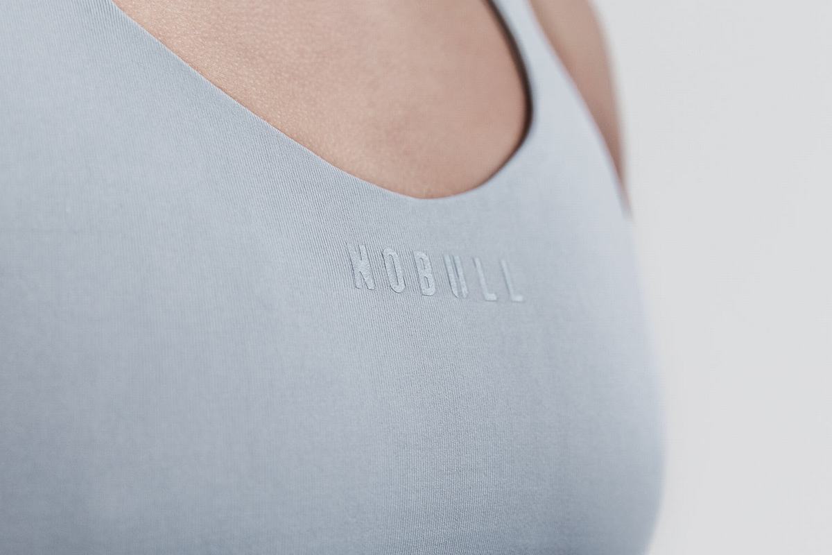 Soutien Gorge Sport Nobull Pace Femme Grise | FZ4869520