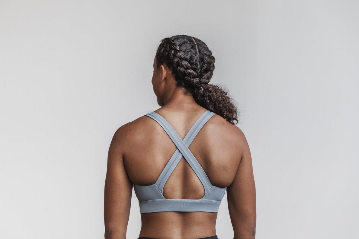 Soutien Gorge Sport Nobull Pace Femme Grise | FZ4869520