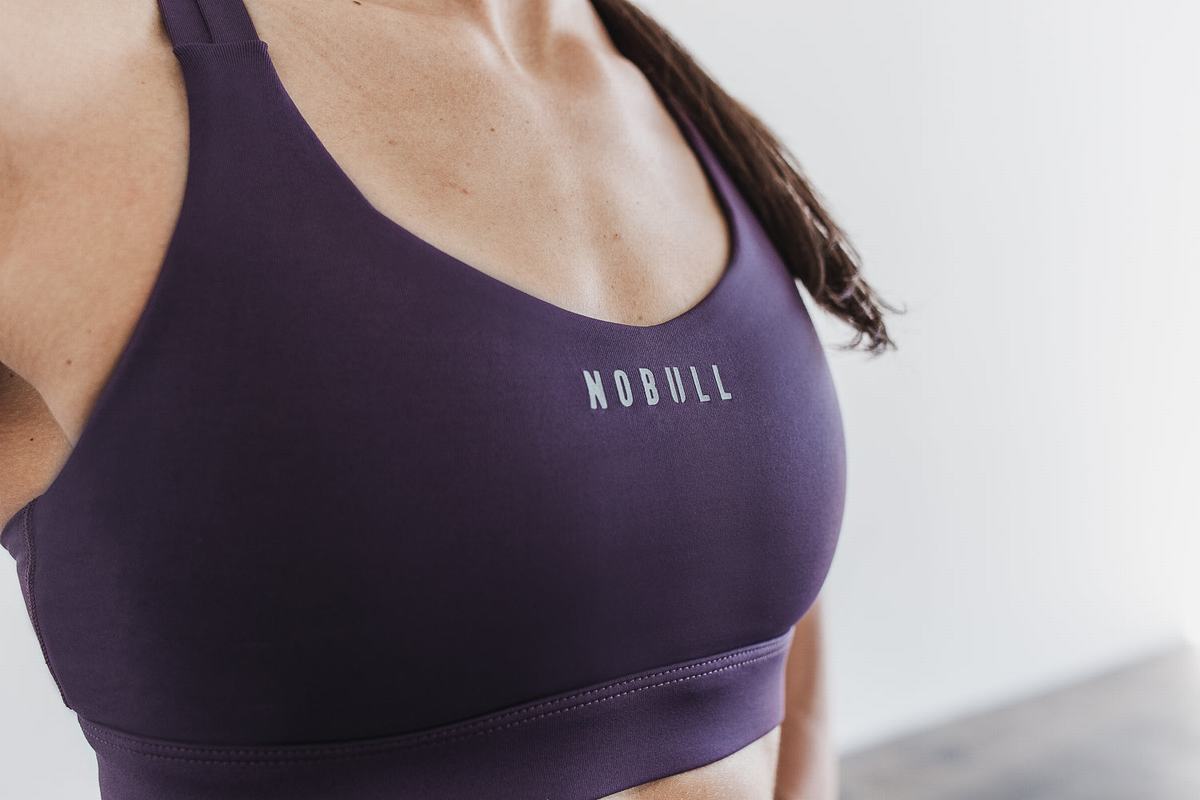 Soutien Gorge Sport Nobull Pace Femme Marron | RO9607832