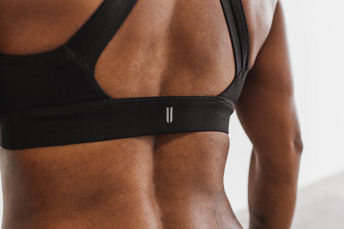 Soutien Gorge Sport Nobull Pace Femme Noir | XE1753469