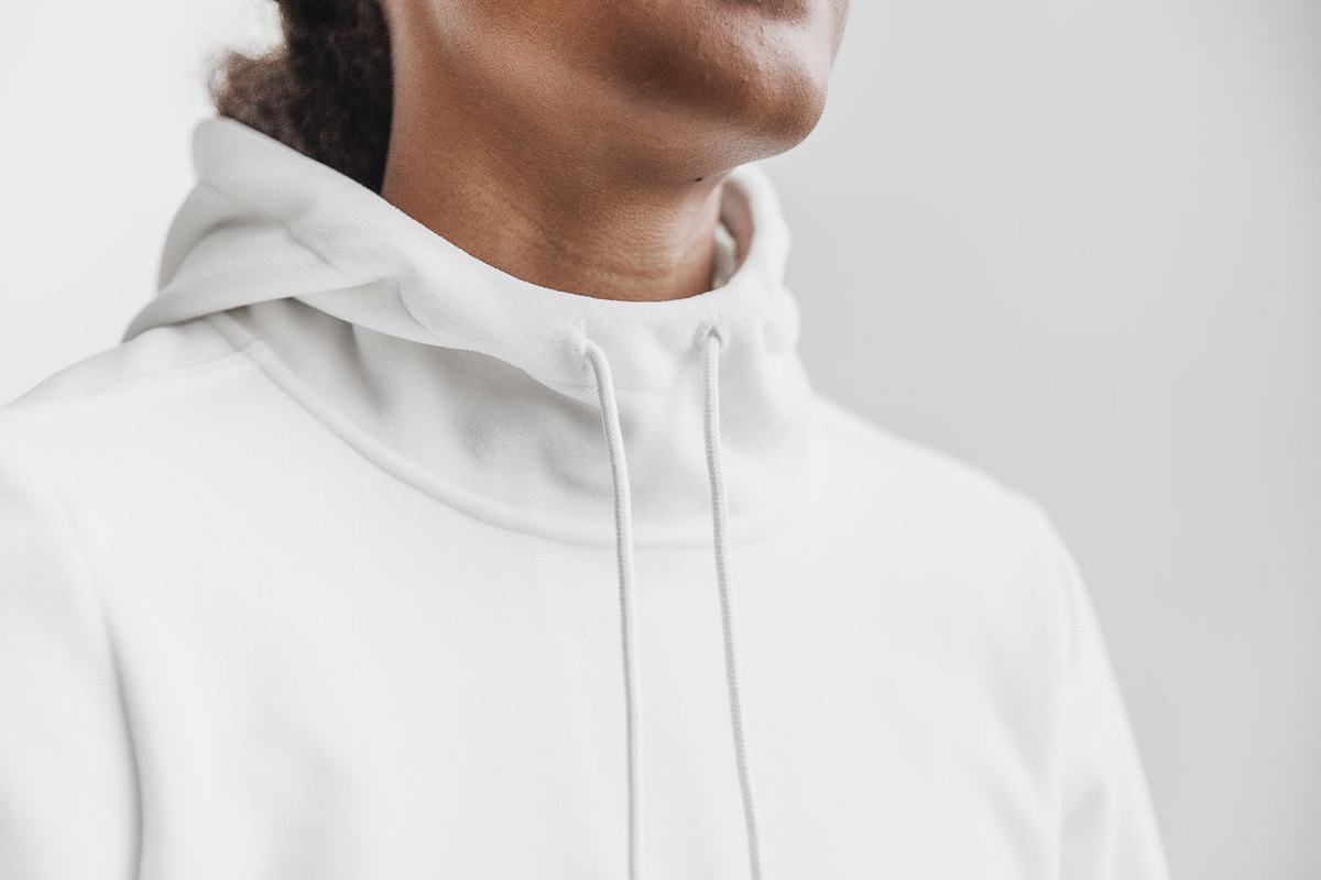 Sweat À Capuche Nobull Arctic Femme Blanche | QT2416705