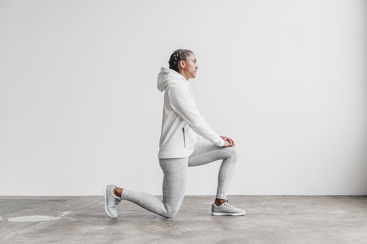 Sweat À Capuche Nobull Arctic Femme Blanche | QT2416705