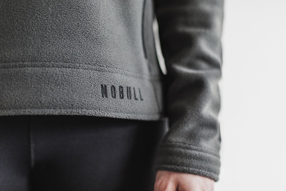 Sweat À Capuche Nobull Arctic Femme Grise Foncé | QH4582609