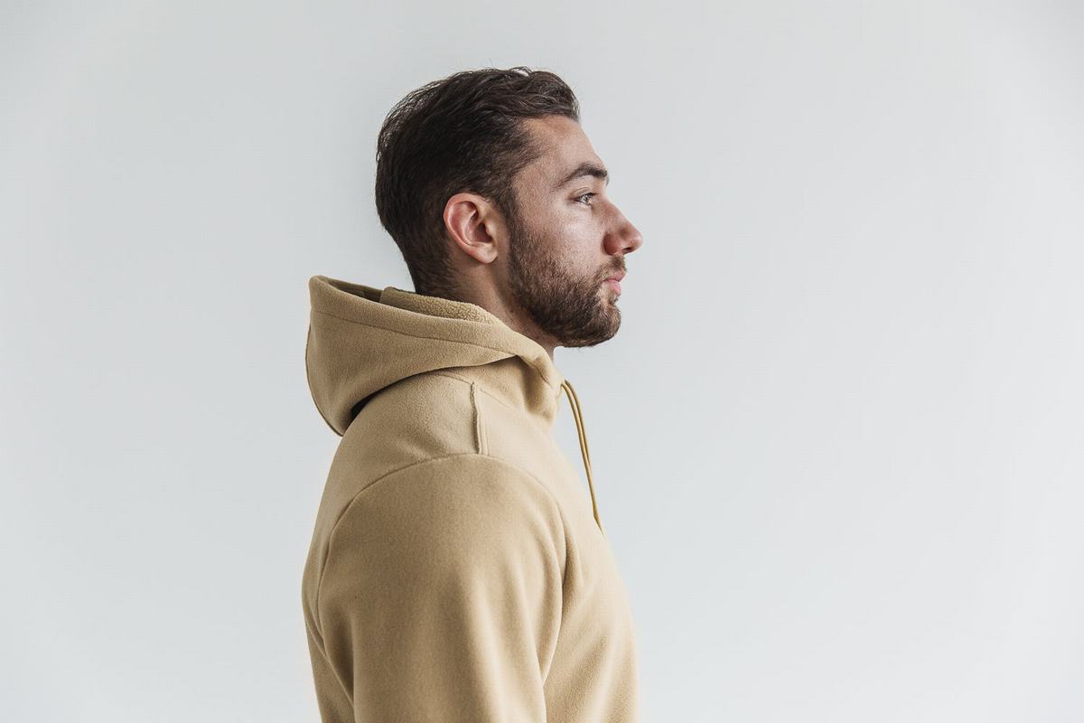 Sweat À Capuche Nobull Arctic Homme Beige | NT5061987