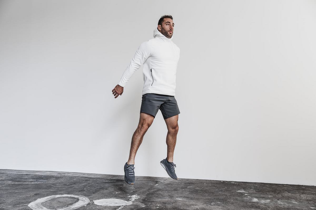 Sweat À Capuche Nobull Arctic Homme Blanche | PF1039872