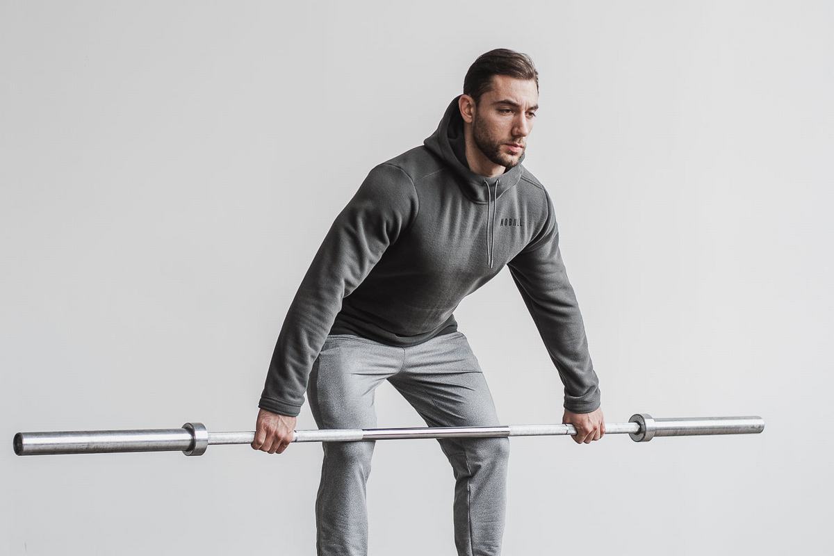 Sweat À Capuche Nobull Arctic Homme Grise Foncé | CN8073956