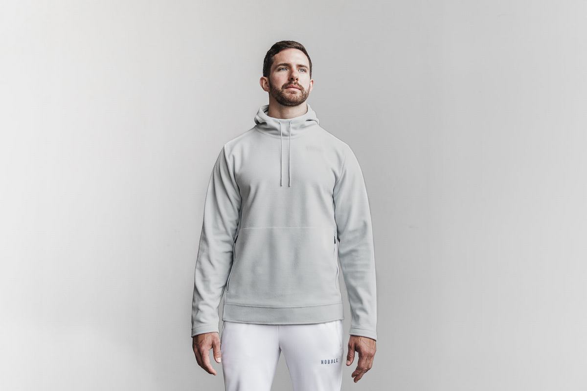 Sweat À Capuche Nobull Arctic Homme Grise | CT5914708