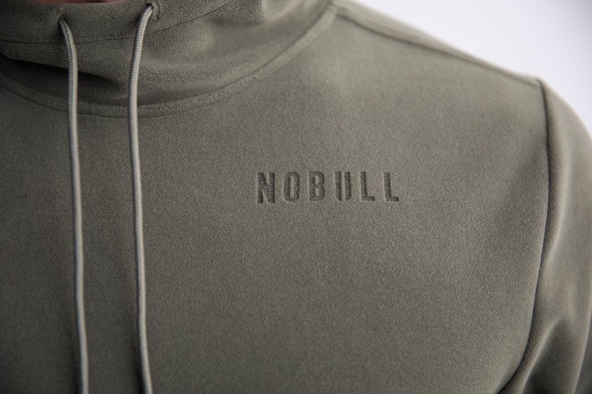 Sweat À Capuche Nobull Arctic Homme Vert | RH4069857