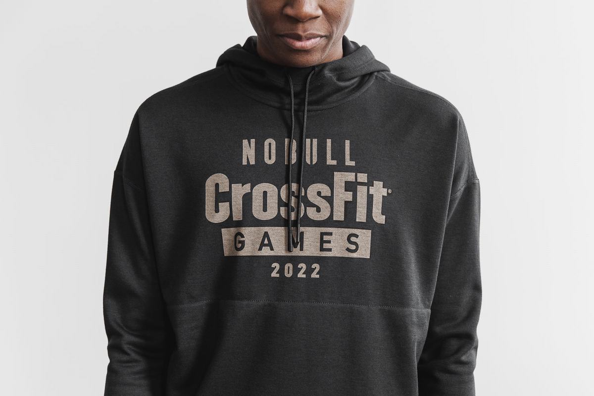 Sweat À Capuche Nobull Crossfit Games® 2022 Femme Noir | EP0314258