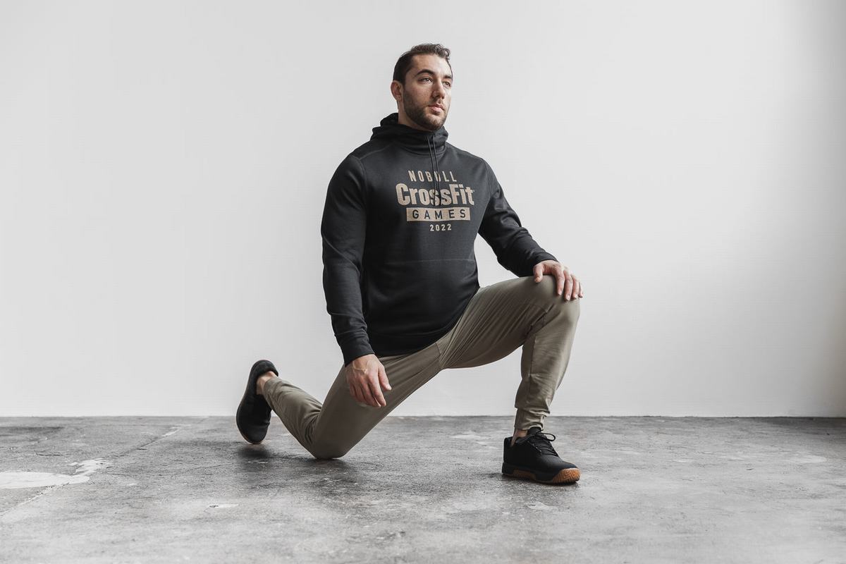 Sweat À Capuche Nobull Crossfit Games® 2022 Homme Noir | WV2165394