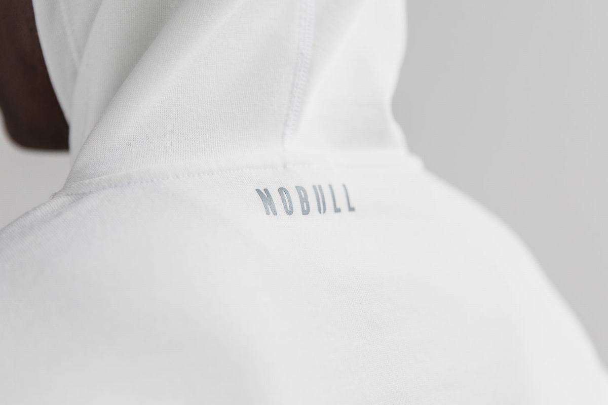 Sweat À Capuche Nobull Crossfit® Femme Blanche | RD0398526