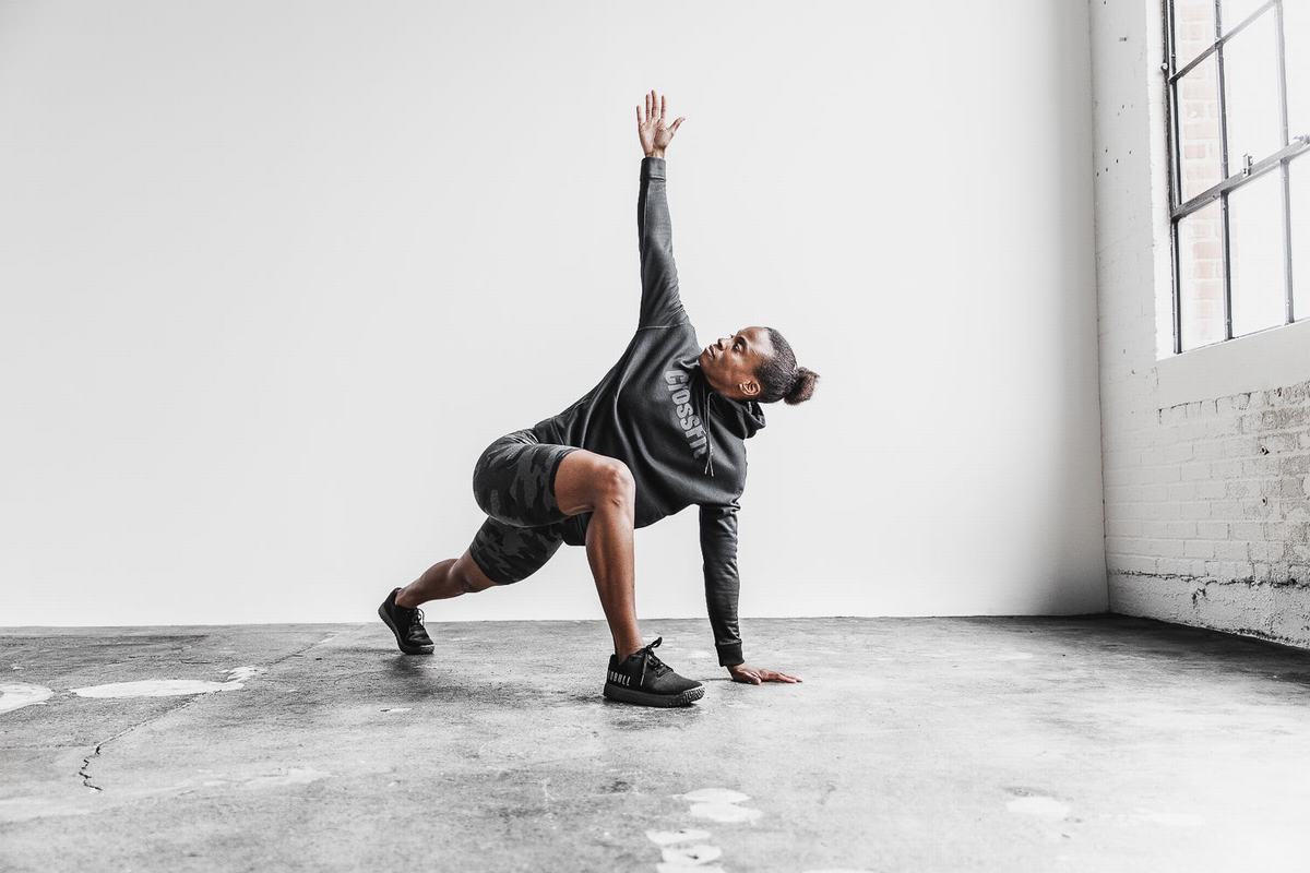 Sweat À Capuche Nobull Crossfit® Femme Noir | LS8956041