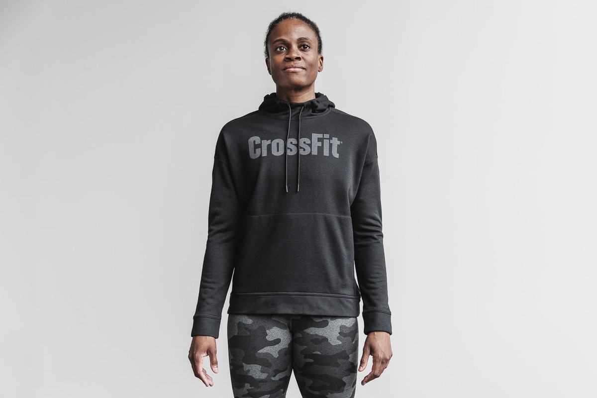 Sweat À Capuche Nobull Crossfit® Femme Noir | LS8956041