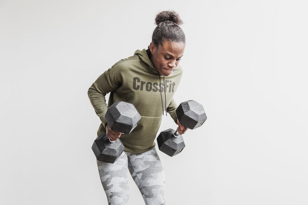 Sweat À Capuche Nobull Crossfit® Femme Vert | CO3627804