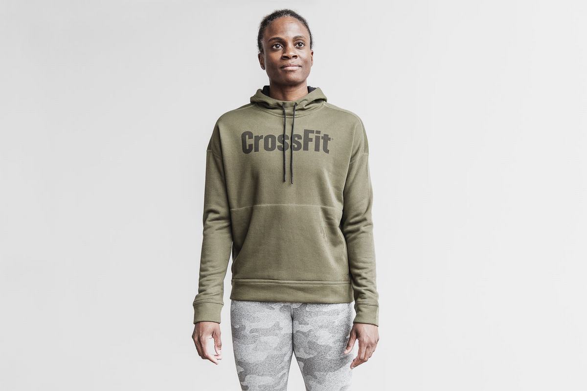 Sweat À Capuche Nobull Crossfit® Femme Vert | CO3627804
