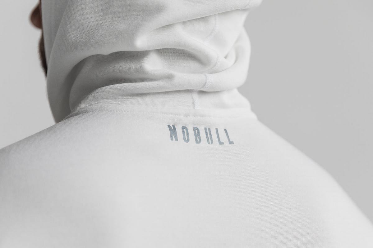 Sweat À Capuche Nobull Crossfit® Homme Blanche | PC1543682