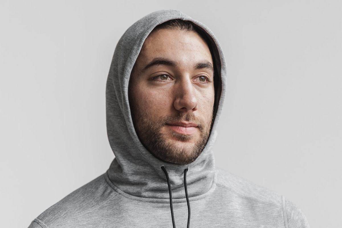 Sweat À Capuche Nobull Crossfit® Homme Grise | XE2843506
