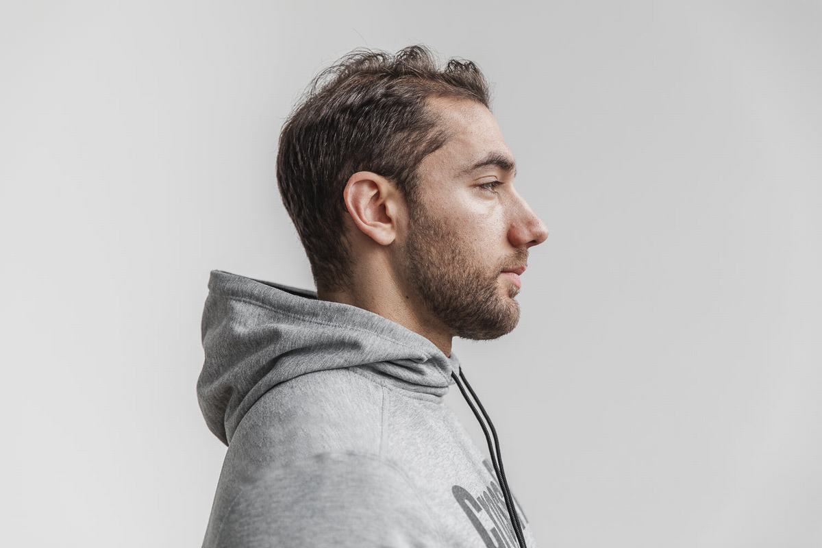 Sweat À Capuche Nobull Crossfit® Homme Grise | XE2843506