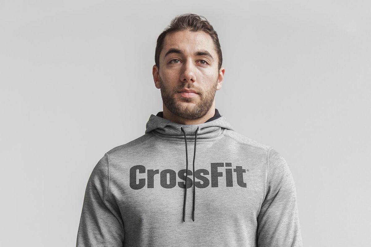 Sweat À Capuche Nobull Crossfit® Homme Grise | XE2843506