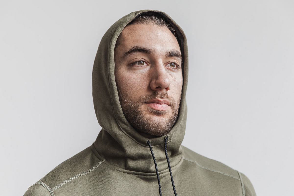 Sweat À Capuche Nobull Crossfit® Homme Vert | BF2561094