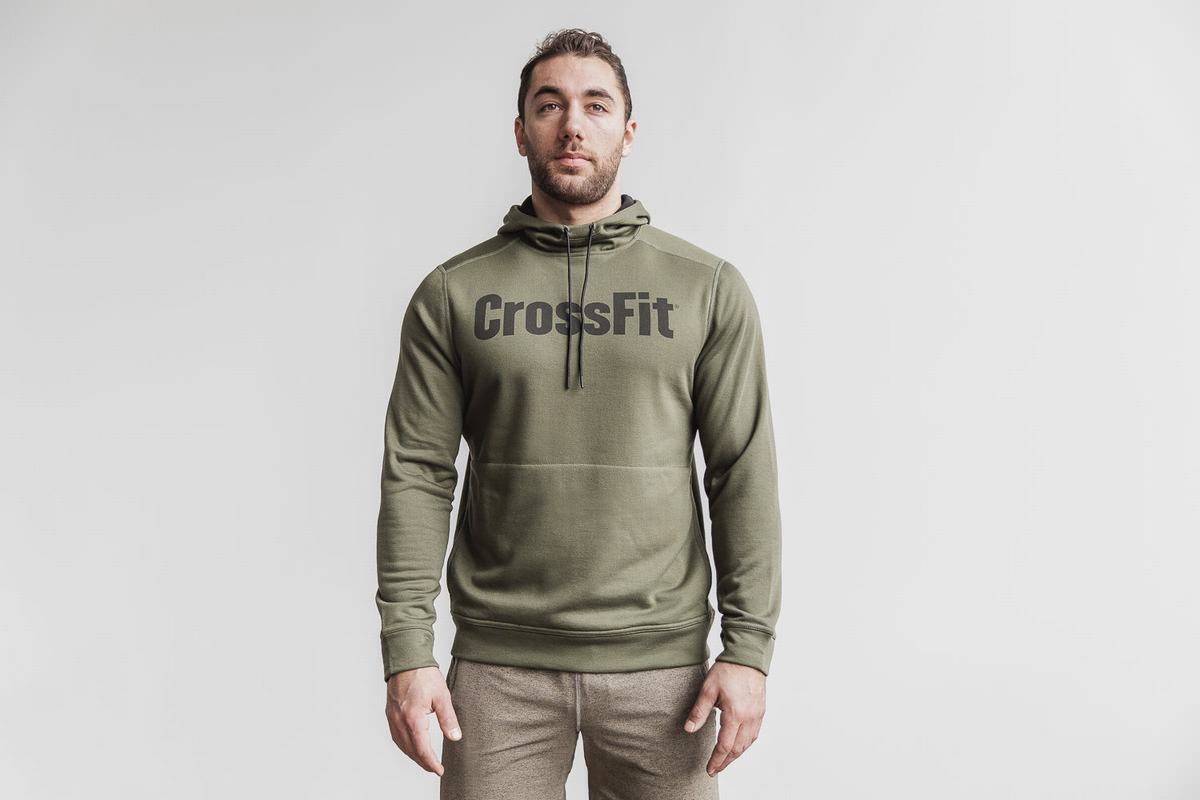 Sweat À Capuche Nobull Crossfit® Homme Vert | BF2561094