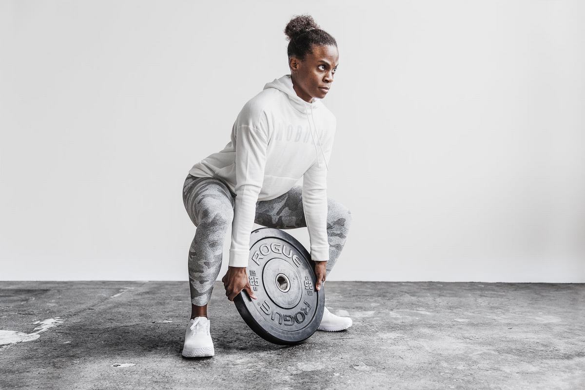 Sweat À Capuche Nobull Femme Blanche | WM1702896