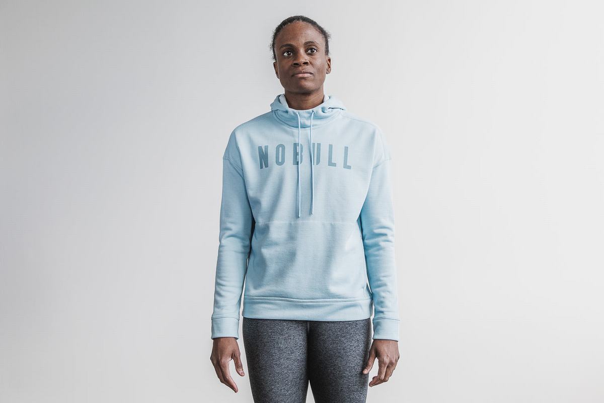 Sweat À Capuche Nobull Femme Bleu | UD0419682