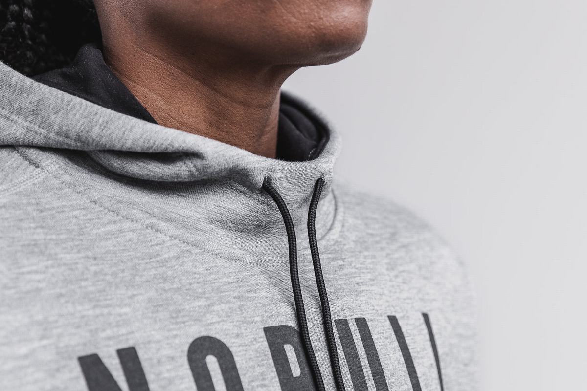 Sweat À Capuche Nobull Femme Grise | RV5730829