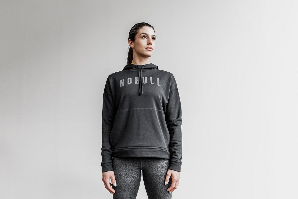 Sweat À Capuche Nobull Femme Noir | FC7940153