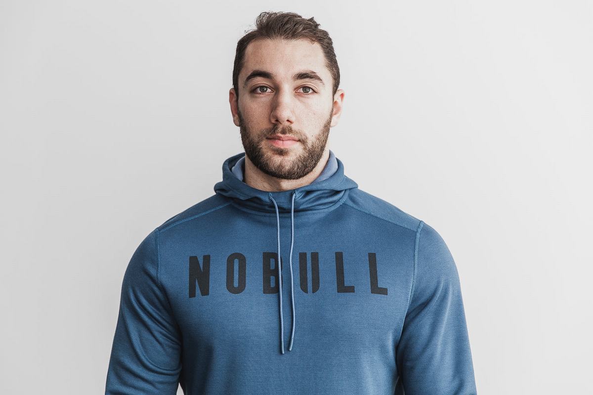 Sweat À Capuche Nobull Homme Blanche | UG4263871