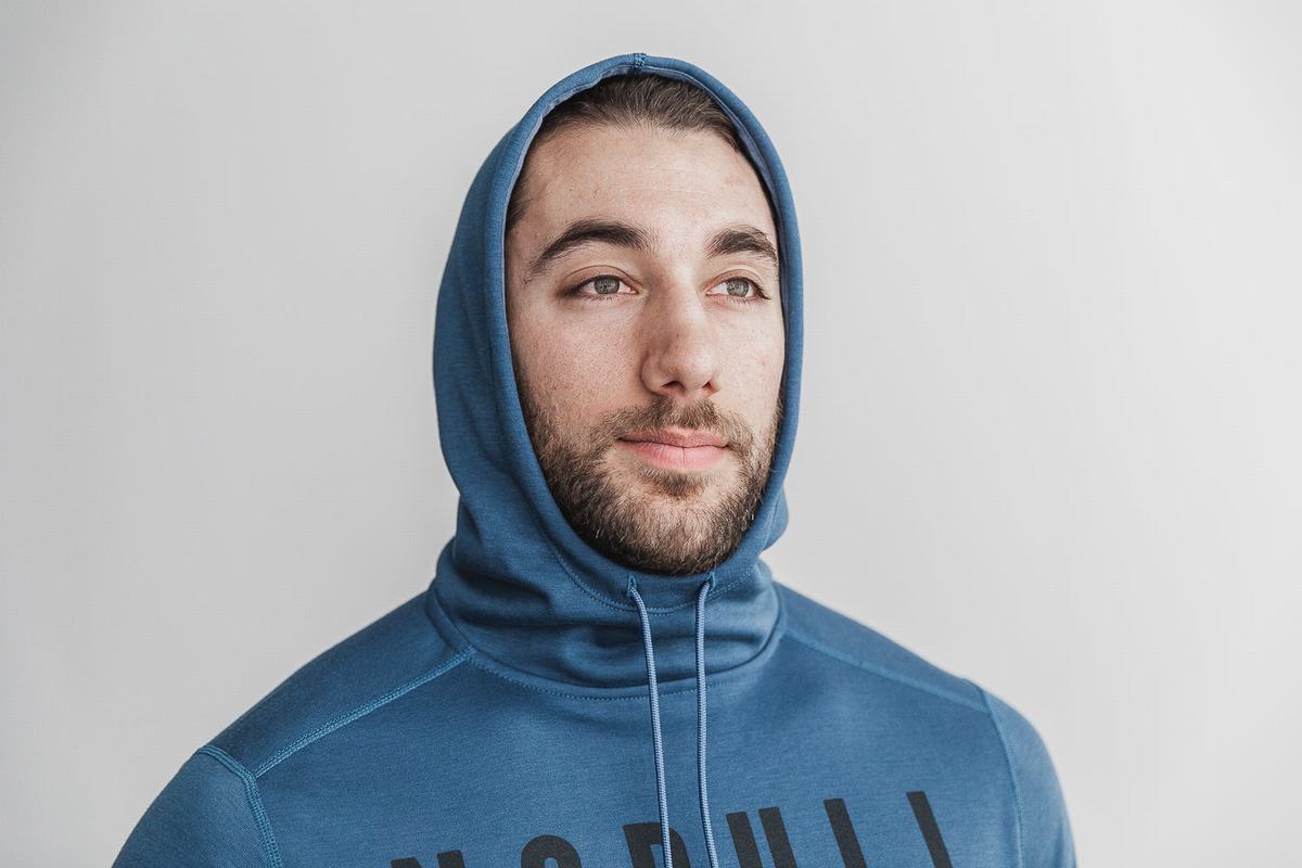 Sweat À Capuche Nobull Homme Blanche | UG4263871