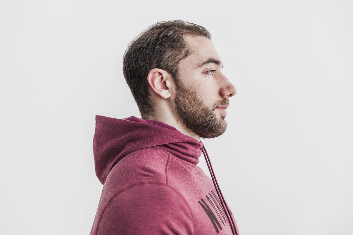 Sweat À Capuche Nobull Homme Blanche | ZS4167305